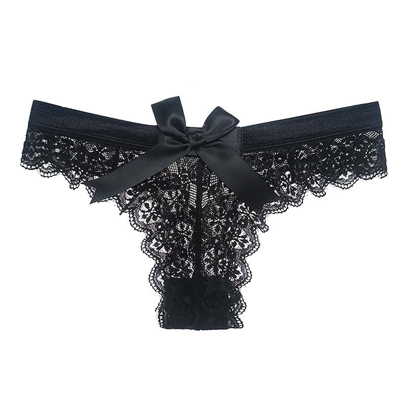 Spitzen Tanga mit Schleife