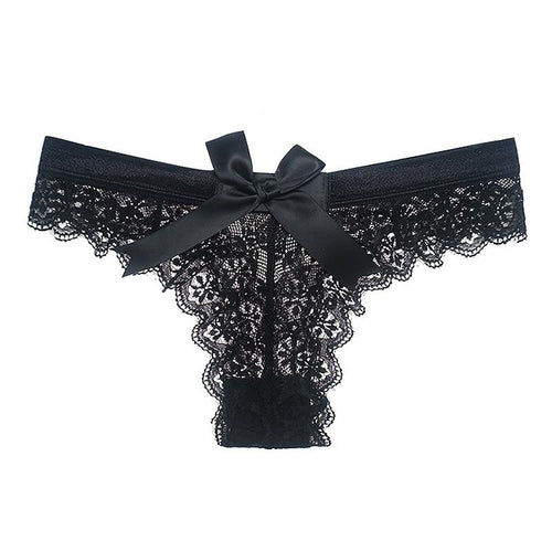 Spitzen Tanga mit Schleife